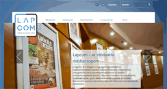 Desktop Screenshot of lapcom.hu