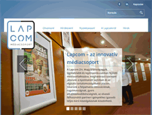 Tablet Screenshot of lapcom.hu